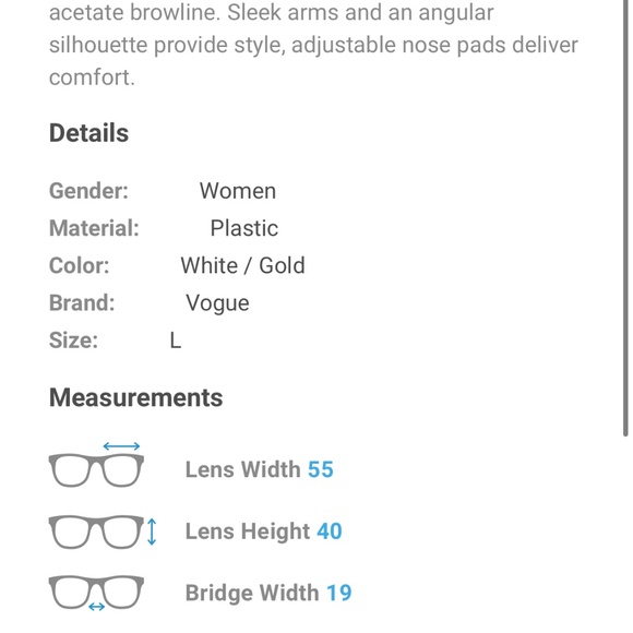 Vogue Eyewear VO5212S 55mm Female Cat Eye Sunglasses - Picture 15 of 16